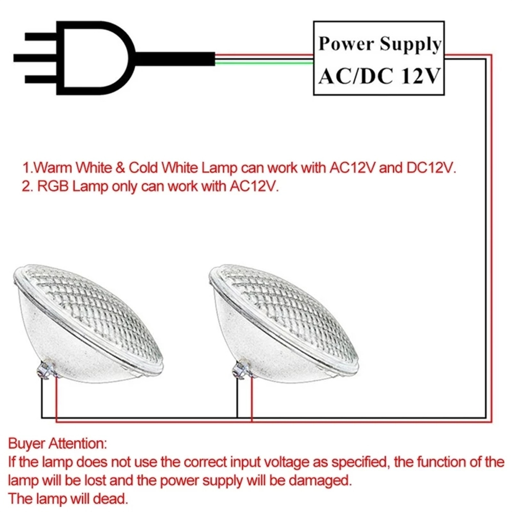 Xy Spa & Wellness - Lampu LED Bawah Air 15W 18W