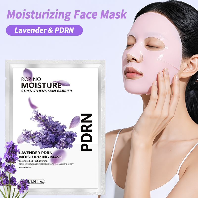 Spa Wellness Day - 1/2/4/6/8/10Pcs Masker Pelembab Lavender+Pn, Memperkuat Penghalang