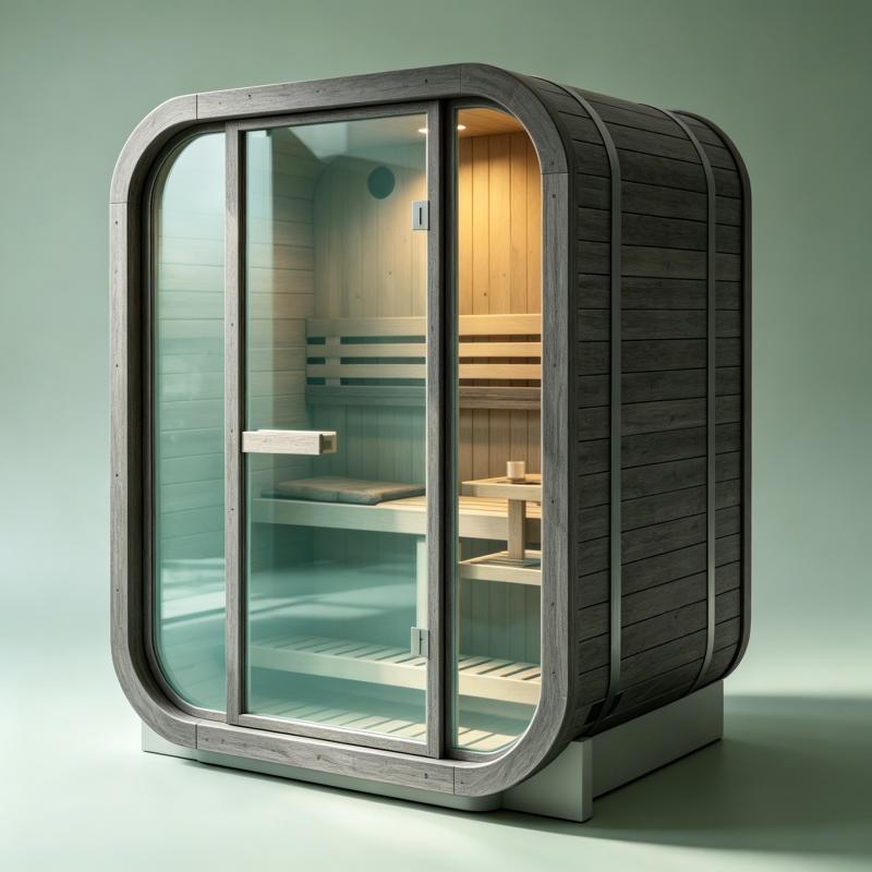 Wellness Resort Spa - Ruang Sauna Besar yang Dibuat Sesuai