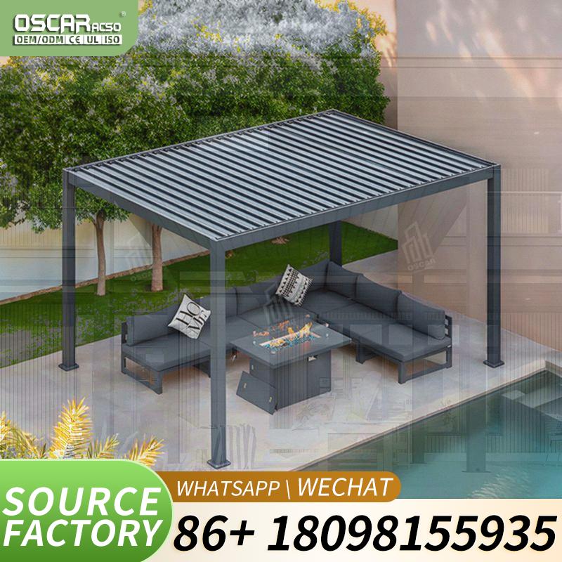 Wellness Resort Spa - Pergola yang Dapat Ditarik dengan Tirai