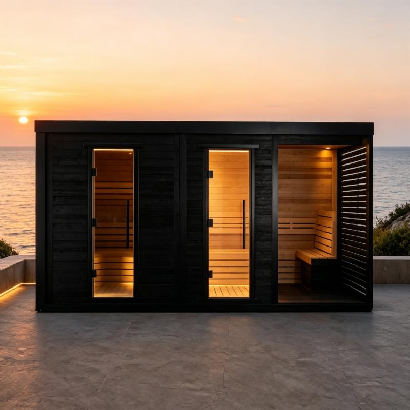 Ruang Sauna Kayu yang Dibuat S - Wellness Resort Spa ulasan dan harga