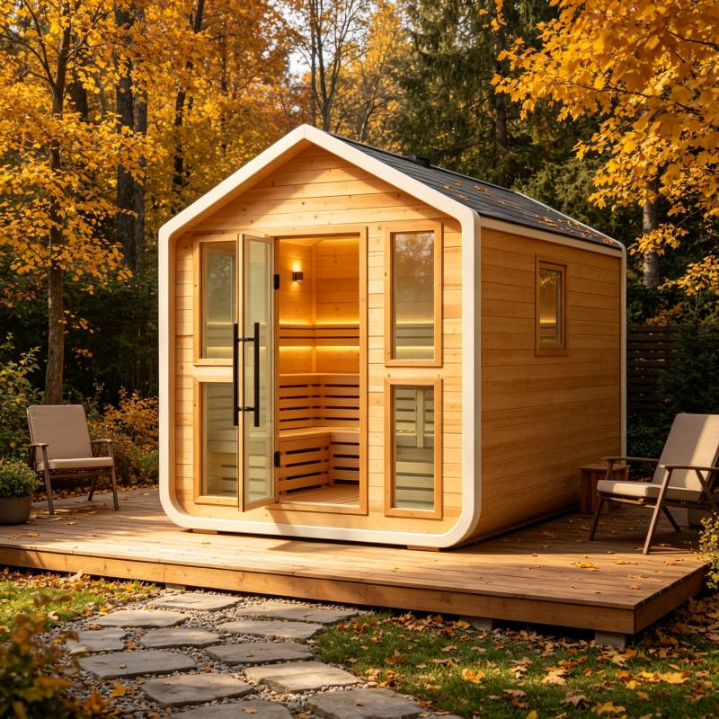 Kabin Sauna Mewah Kustom Kayu  - Wellness Resort Spa ulasan dan harga
