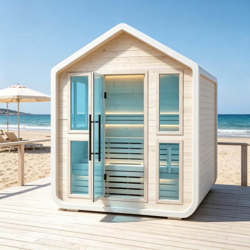 Kabin Sauna Mewah Kustom Kayu  - Wellness Resort Spa ulasan dan harga