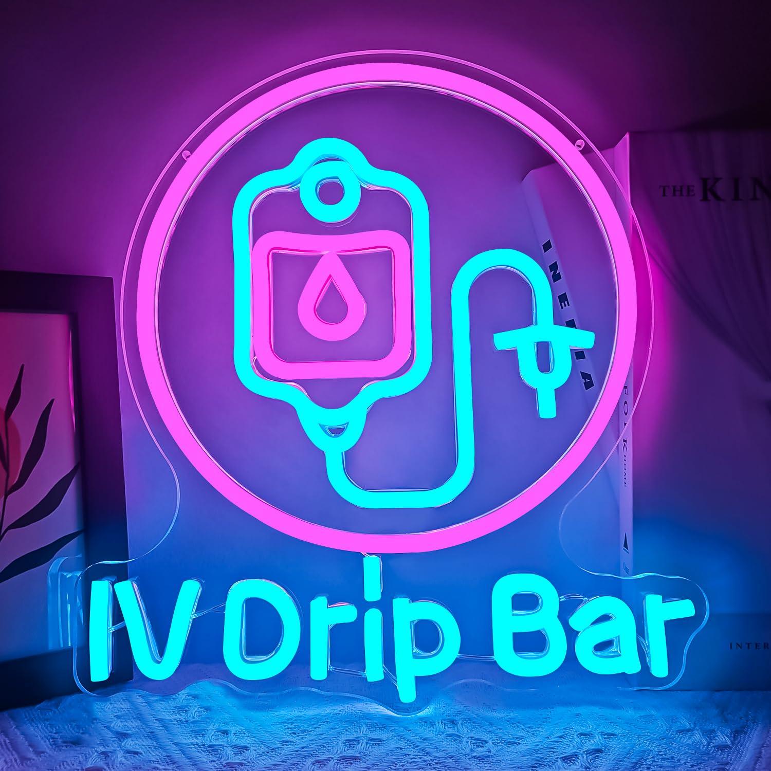 Lampu LED Neon Sign IV Drip Ba - Medical Wellness & Spa Werona ulasan dan harga