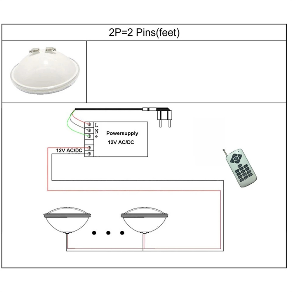 Lampu Kolam Renang LED RGB PAR - Xy Spa & Wellness ulasan dan harga