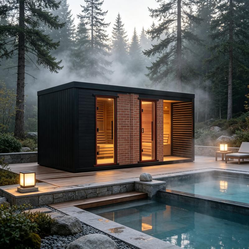 Ruang Sauna Kayu yang Dibuat S - Wellness Resort Spa ulasan dan harga