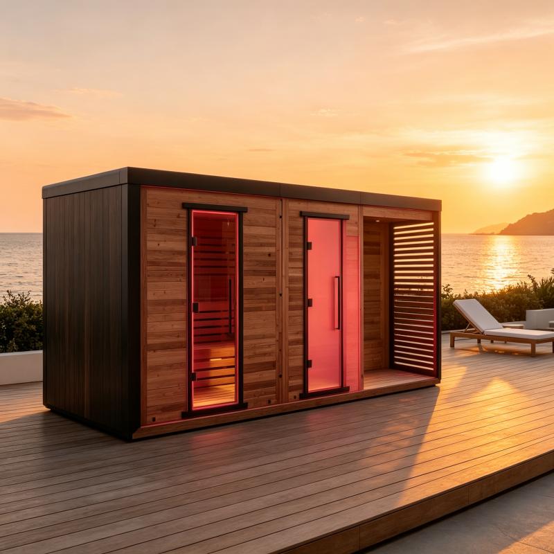 Ruang Sauna Kayu yang Dibuat S - Wellness Resort Spa ulasan dan harga